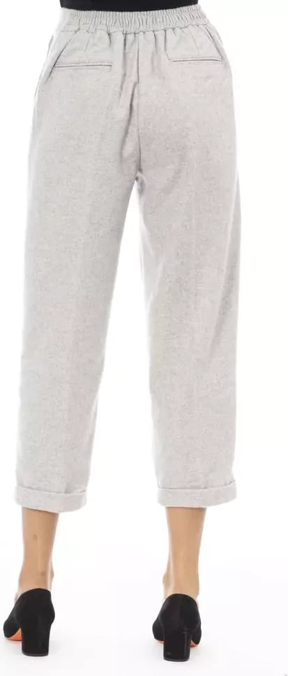 Pantollona për femra Alpha Studio, hiri