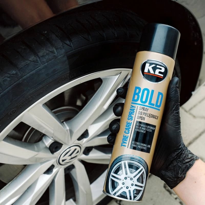 Pastrues dhe mirmbajtës për goma Bold Tyre Care 600ml K2