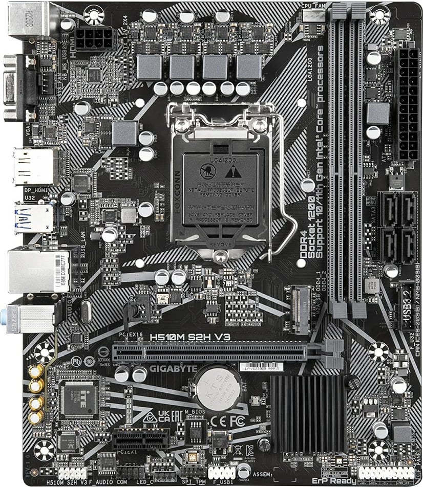 Pllakë amë Gigabyte H510M S2H V3, LGA 1200, micro ATX