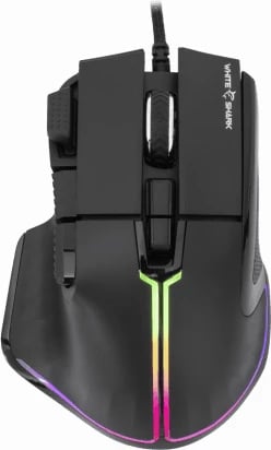 Maus Gaming White Shark,Marrok , RGB, 12000dpi, i zi