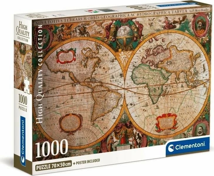 Puzzle Clementoni Mapa e Botës Antike 1000 copë