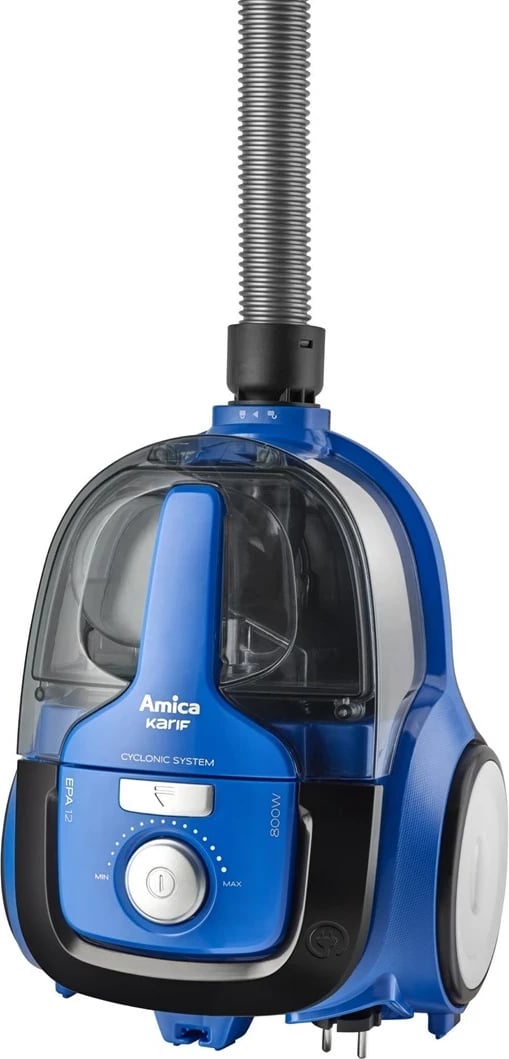 Fshesë me korrent Amica VI2041, 1.5 L, 800 W, Pa qese, Blu