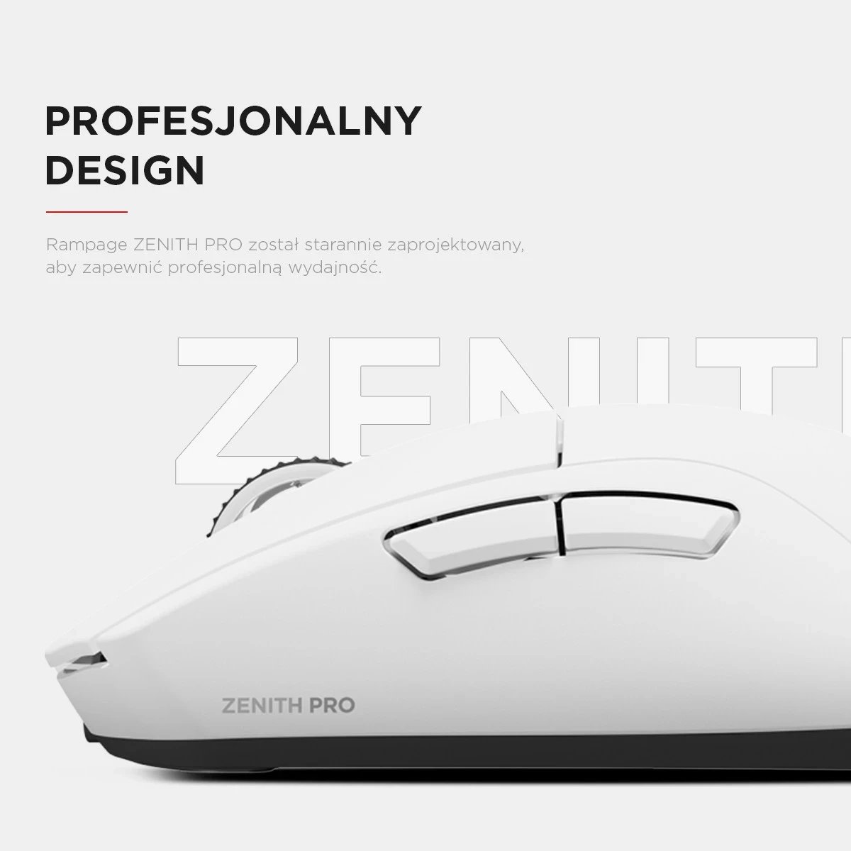 Maus Rampage Zenith Pro, 26000 DPI, i bardhë