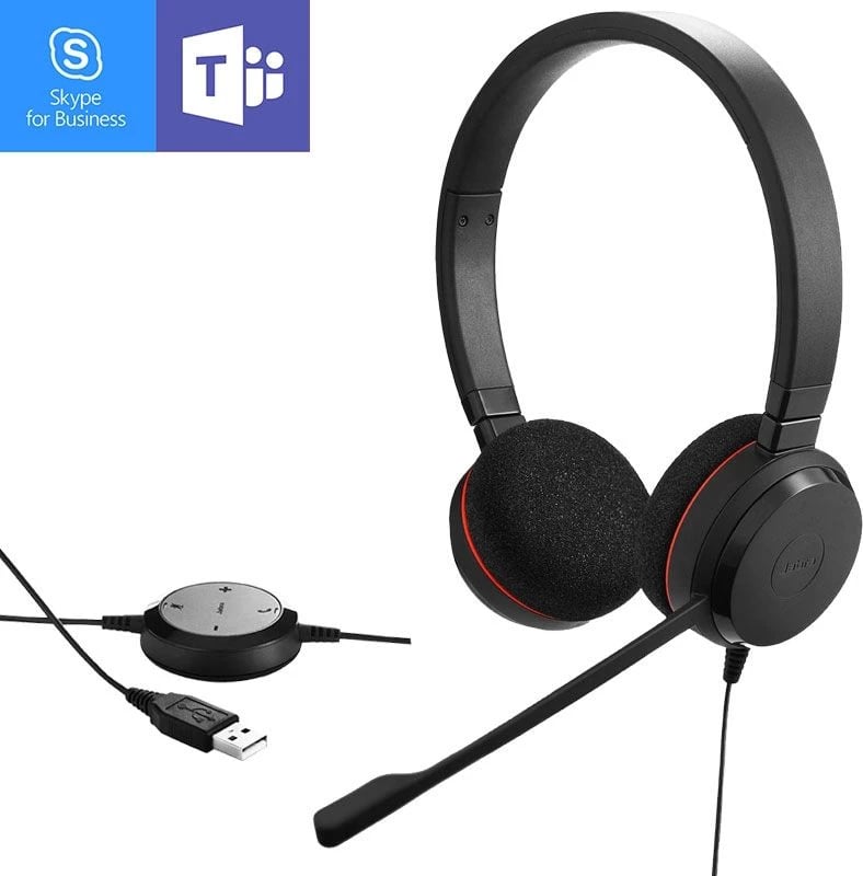 KUFJE JABRA EVOLVE 20 DUO | MIC ANC USB E ZEZE