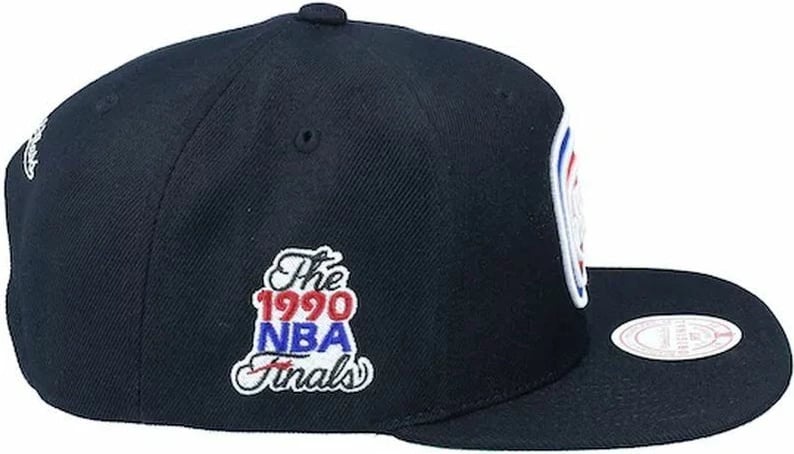 Kapelë Mitchell & Ness NBA Detroit Pistons Top Spot Snapback për Meshkuj, Blu Marin