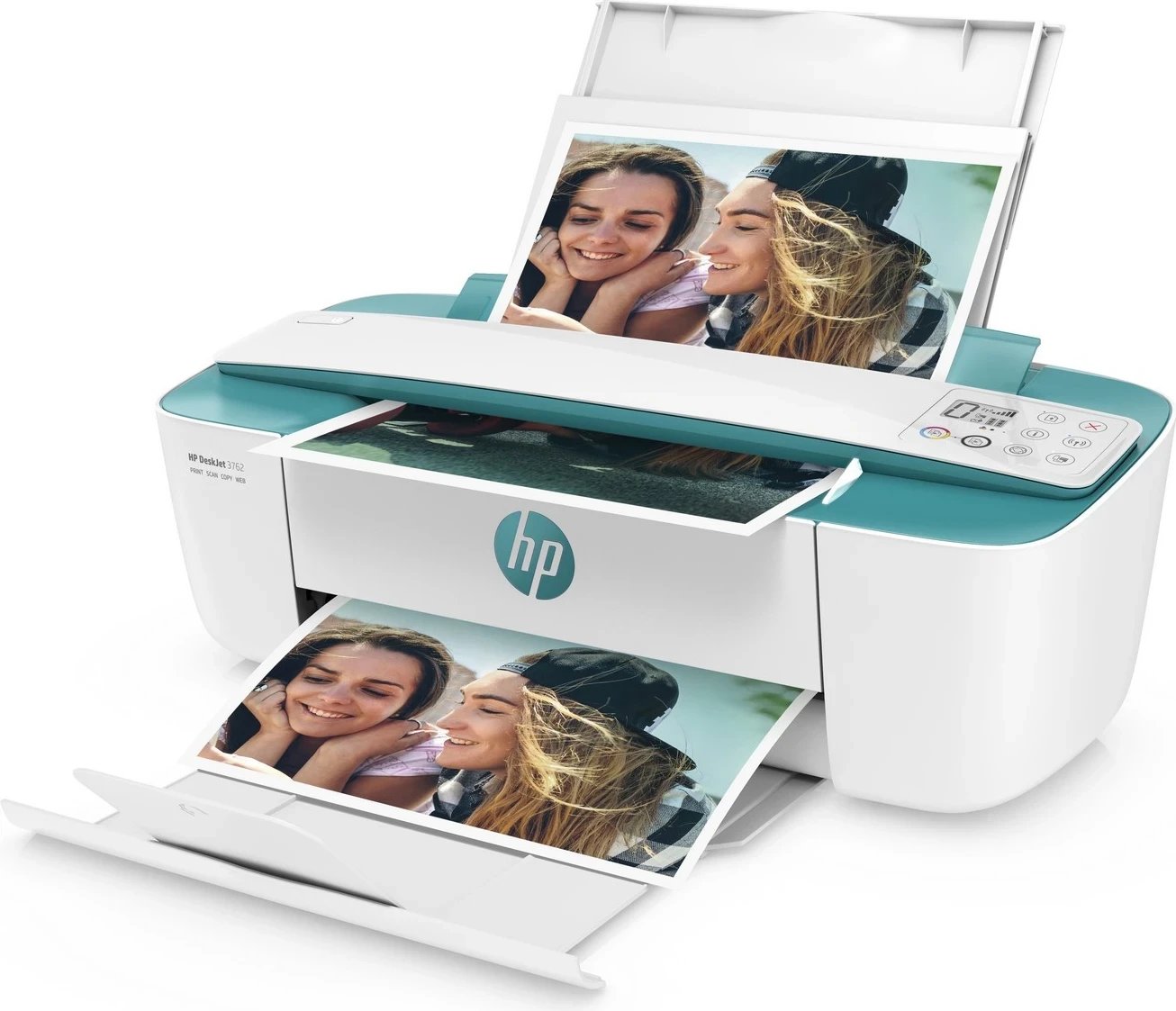 Printer HP DeskJet 3762, Apple AirPrint, Wi-Fi, i bardhë