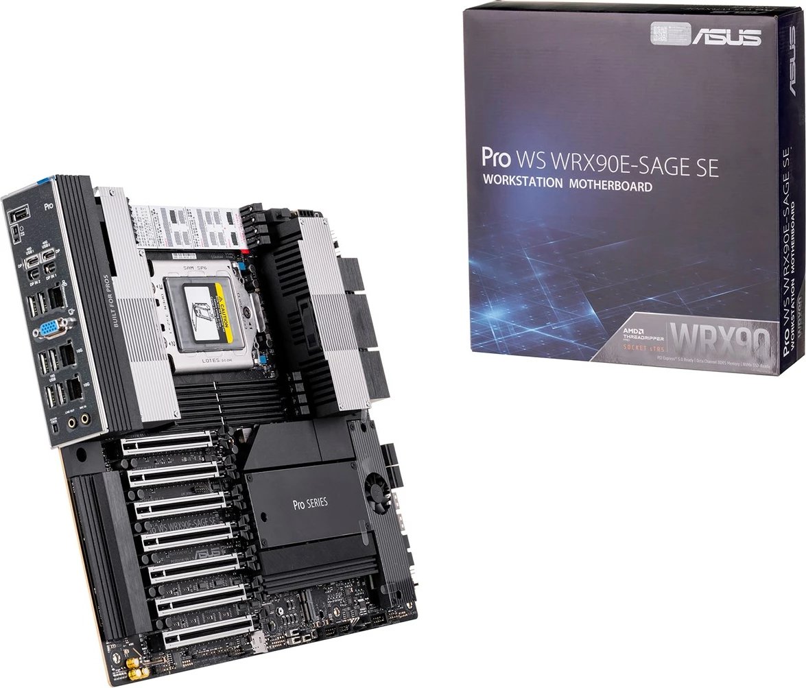 Pllakë amë ASUS PRO WS WRX90E-SAGE SE AMD WRX90 Socket sTR5 EEB