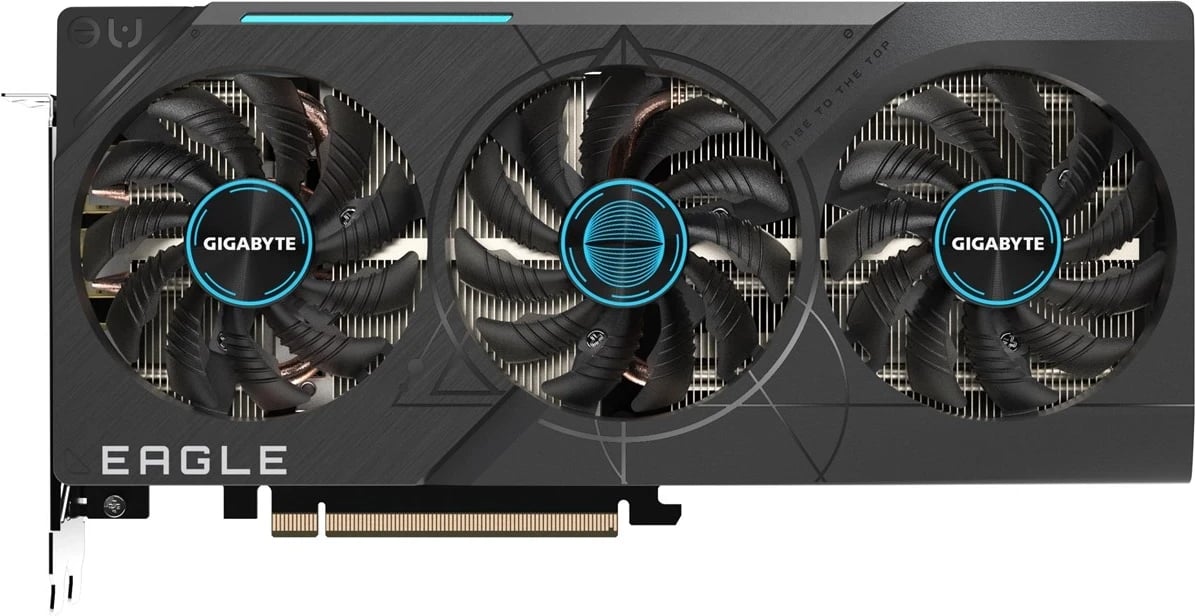 Kartë Grafike Gigabyte EAGLE GeForce RTX 4070 SUPER OC 12G, NVIDIA 12 GB GDDR6X, e Zezë