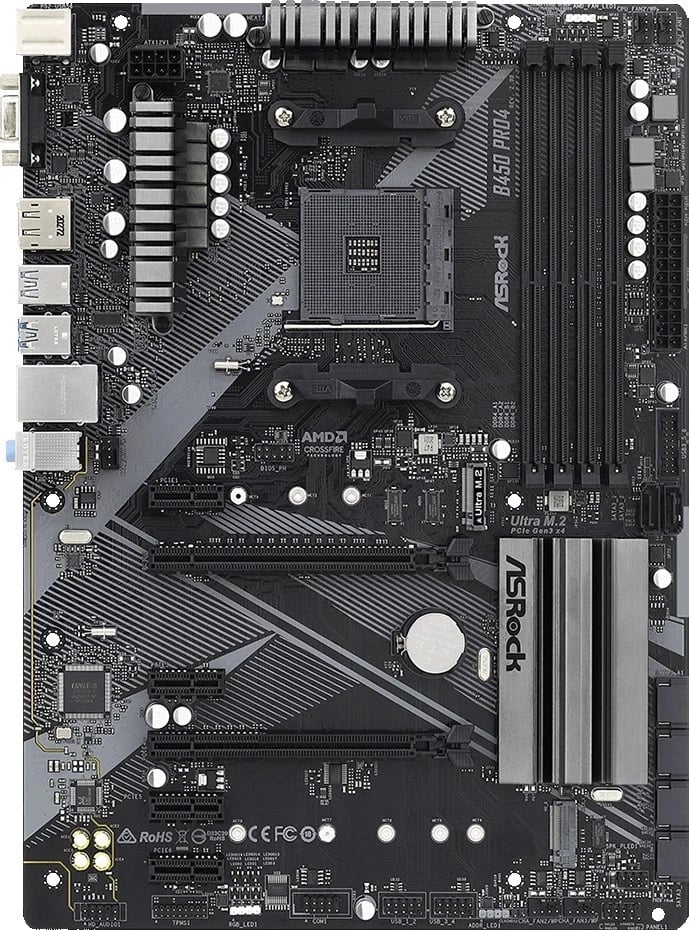 Kasë për kompjuter ASRock B450 Pro4 R2.0