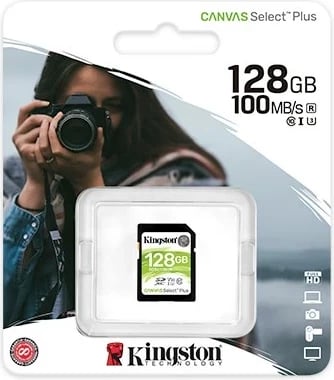 Kartë memorie Kingston Technology 128GB SDXC Canvas Select Plus