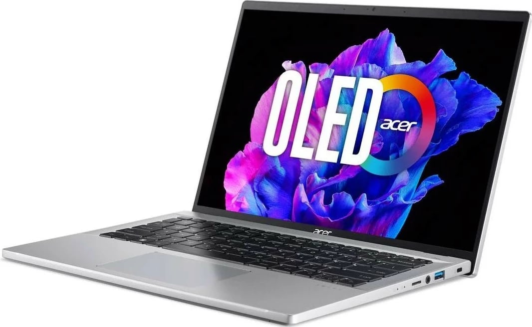 Laptop Acer Swift Go 14 SFG14-73, Ultra 5 125H, 14" OLED, 16GB, 512GB, Win11, argjendtë