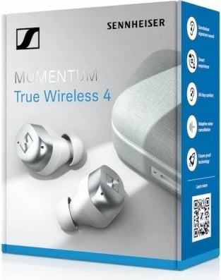 Kufje Sennheiser Momentum True Wireless 4 MTW4 të bardha