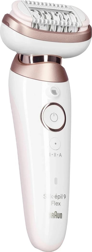 Epilator Braun Silk-épil 9 Flex 9-030, 40 pinceta, Roze, Bardhë