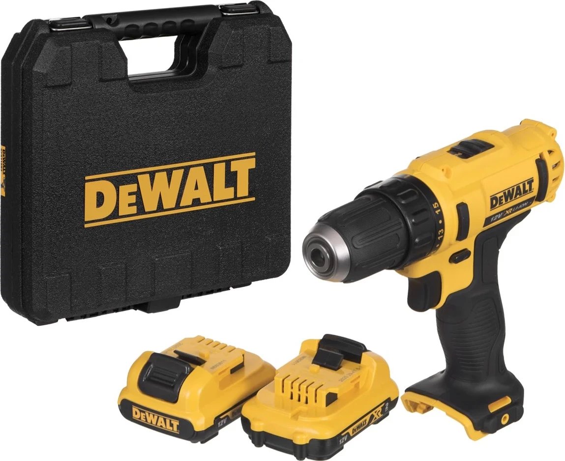 Bormakinë pa tela DeWalt DCD710D2, Li-Ion 10,8V 2,0Ah