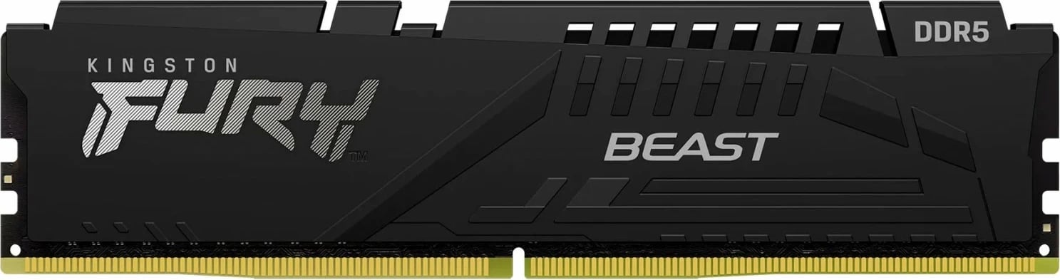 RAM Memorje Kingston Fury Beast, 6000MHz CL36, 32GB  DDR5, e zezë