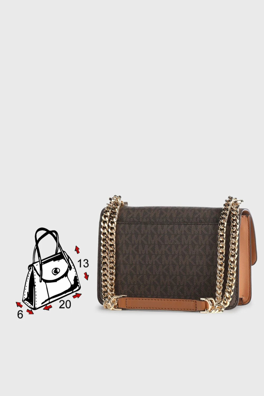 Çantë për femra Michael Kors, 32S2G7HC0B 252, coffee