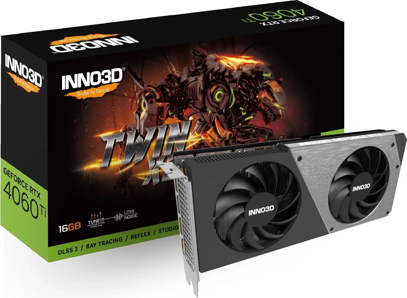 Kartë Grafike Inno3D GeForce RTX 4060 Ti, 16 GB GDDR6