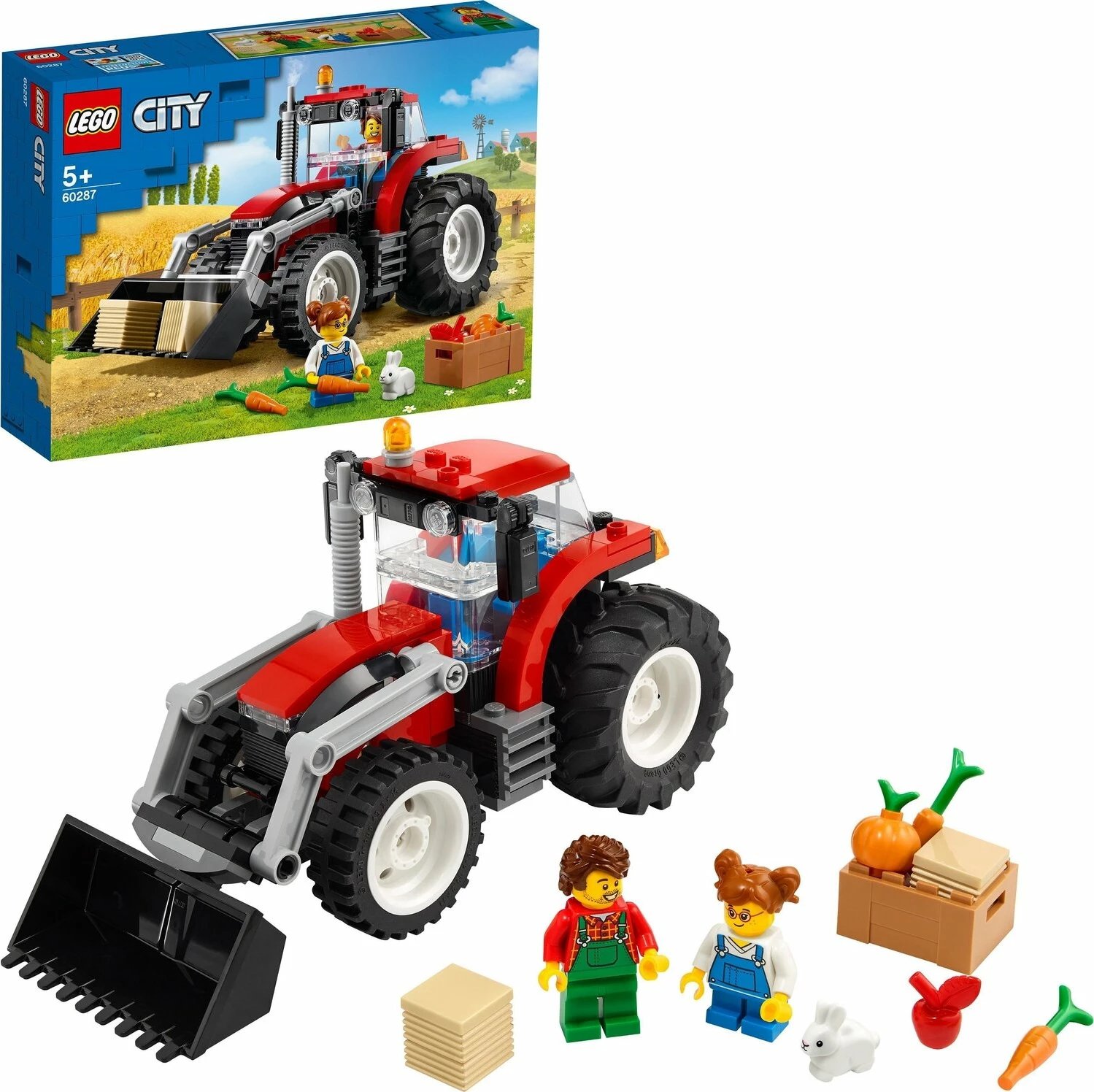 Set lodrash për fëmijë Legoedlyy City Tractor 60287