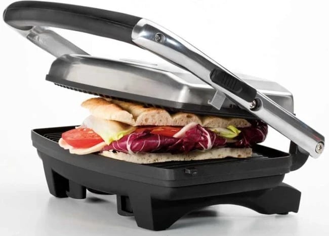 Grill kontakt Ariete Toast & Grill Slim 1911, 1000W, argjend-zi