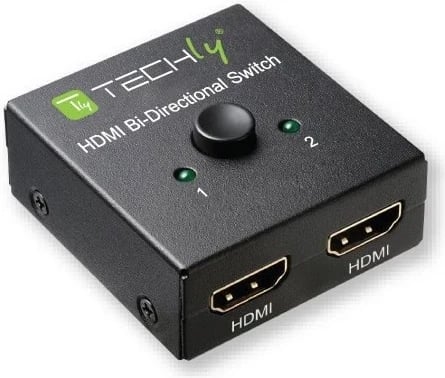 Switch Techly 108606, 2x1 ose 1x2, 4K, 60 Hz