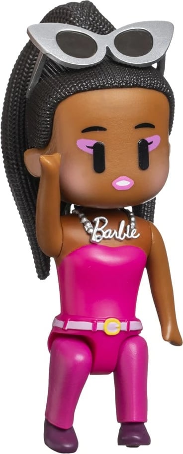 Figurë aksioni P.M.I. Kids World Stumble Guys x Barbie, Brooklyn, 11.5 cm, Rozë