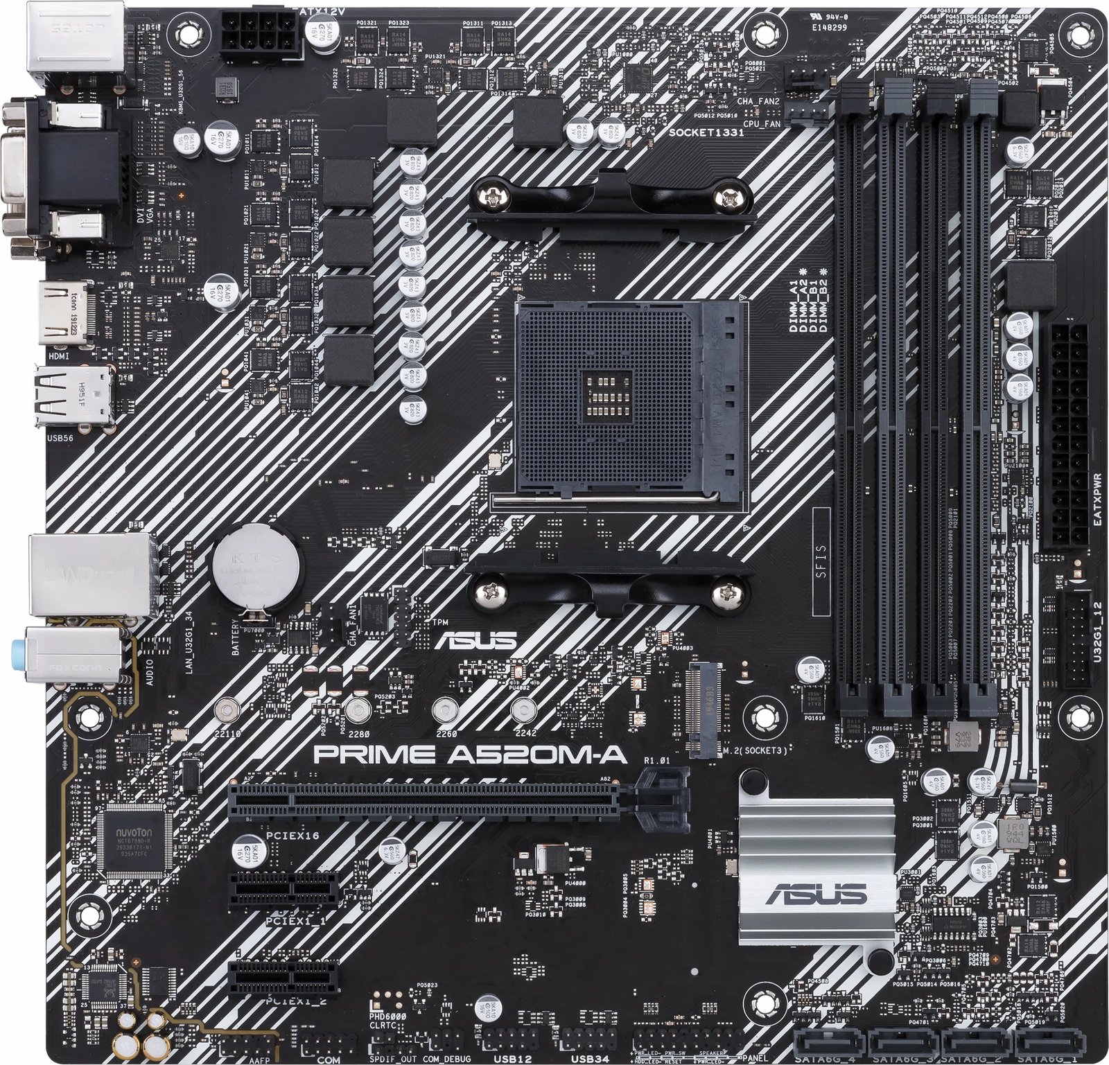 Pllakë amë ASUS PRIME A520M-A II/CSM, Socket AM4, micro ATX