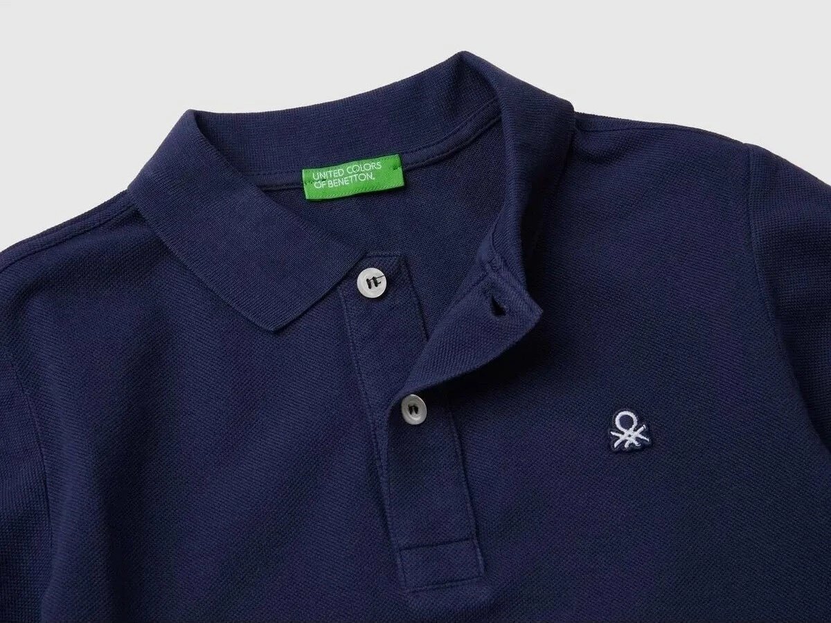 Maicë polo për djem Benetton 3089C300Q-006, e kaltër