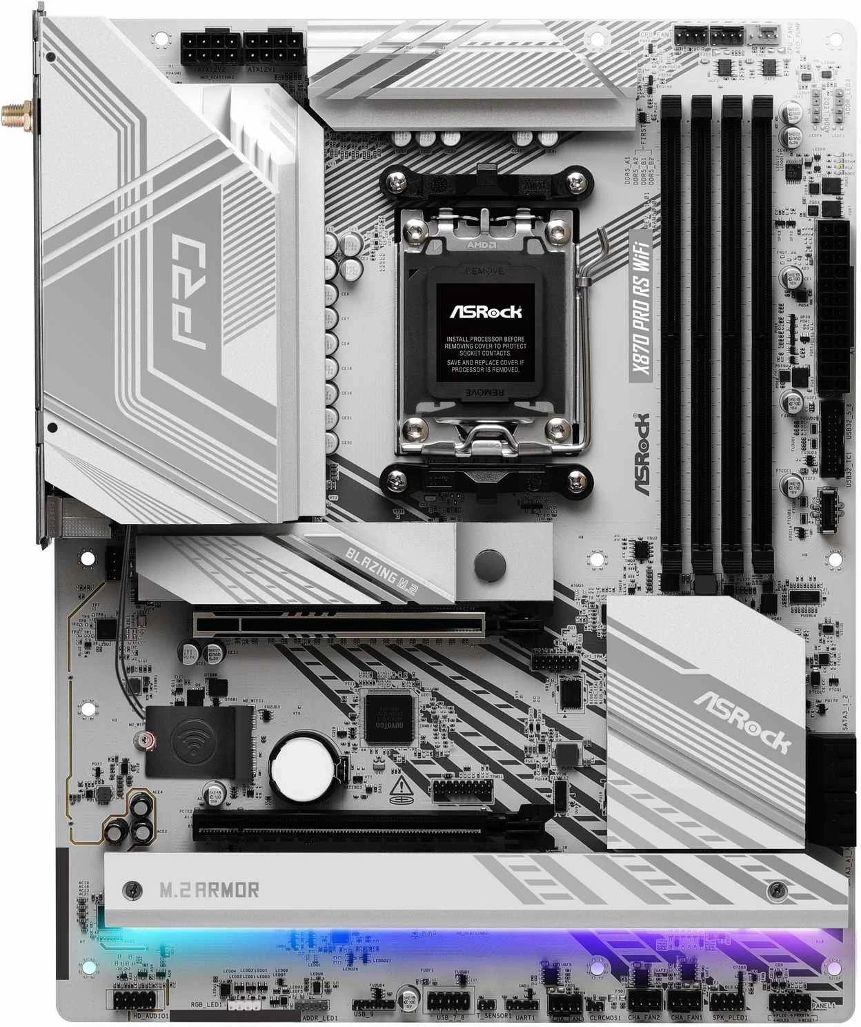 Pllakë amë ASRock X870 Pro RS WiFi, Socket AM5, Chipset AMD X870, DDR5