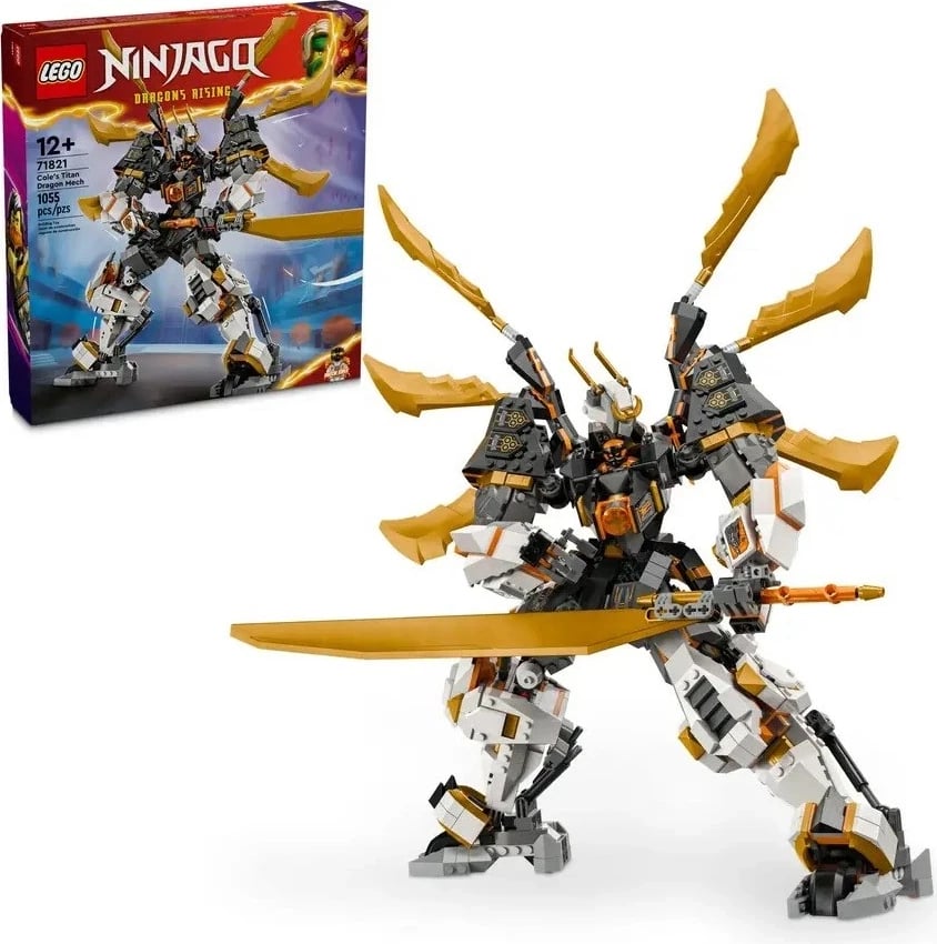 Set LEGO NINJAGO 71821 Cole's Titan Dragon Mech