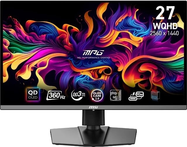 Monitor MSI MPG 271QRX QD-OLED, 26.5'', QHD, 360Hz, i zi