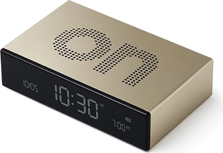 Orë me alarm Lexon Flip Premium LR152D, LCD, USB-C, ari