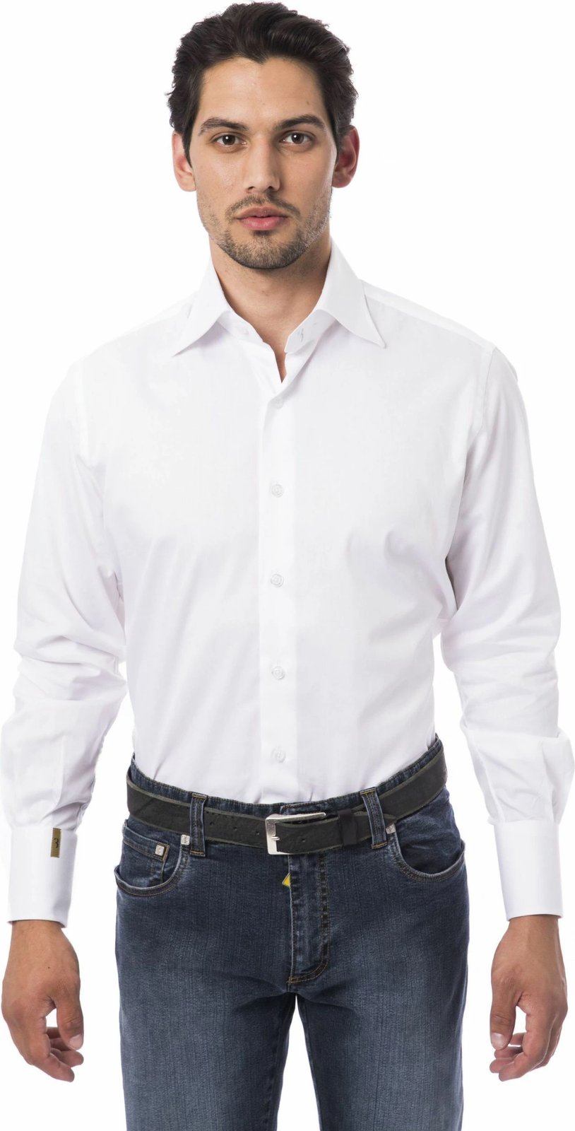 Këmishë për meshkuj Billionaire Italian Couture, e bardhë