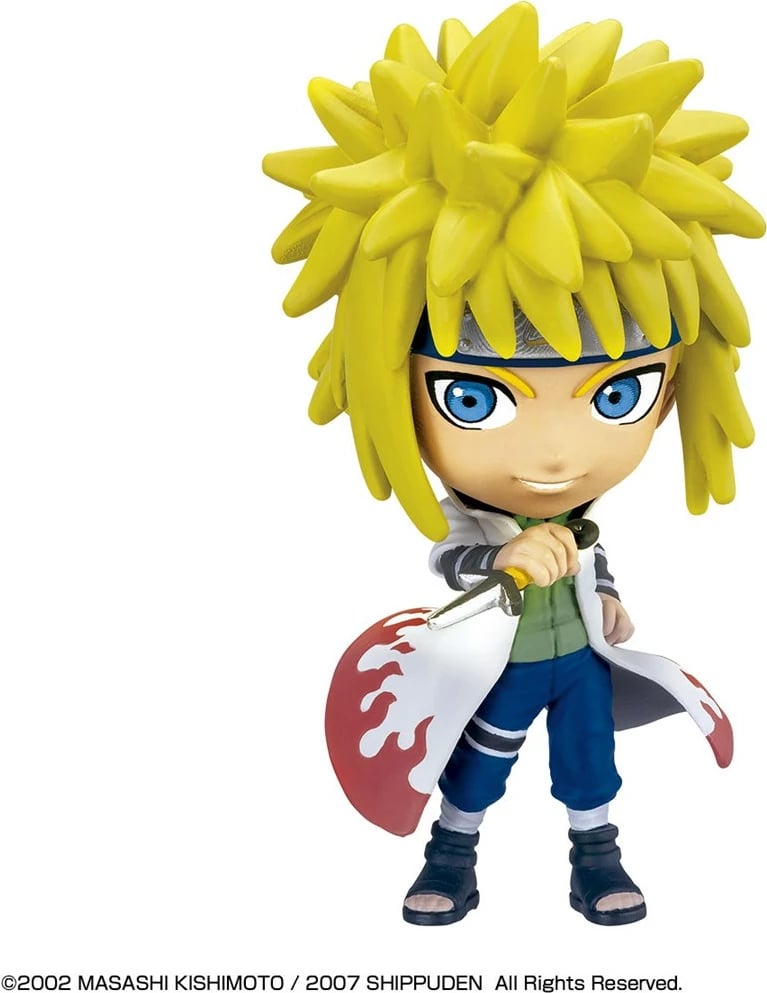 Figurë koleksionuese Bandai Chibi Masters Naruto Minato Namikaze