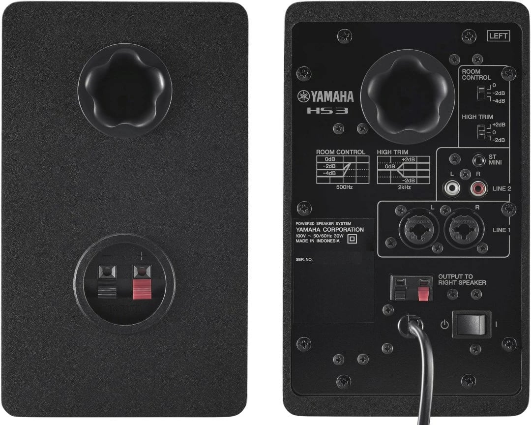 Monitorë aktivë Yamaha HS3, dy rrugë, të zinj