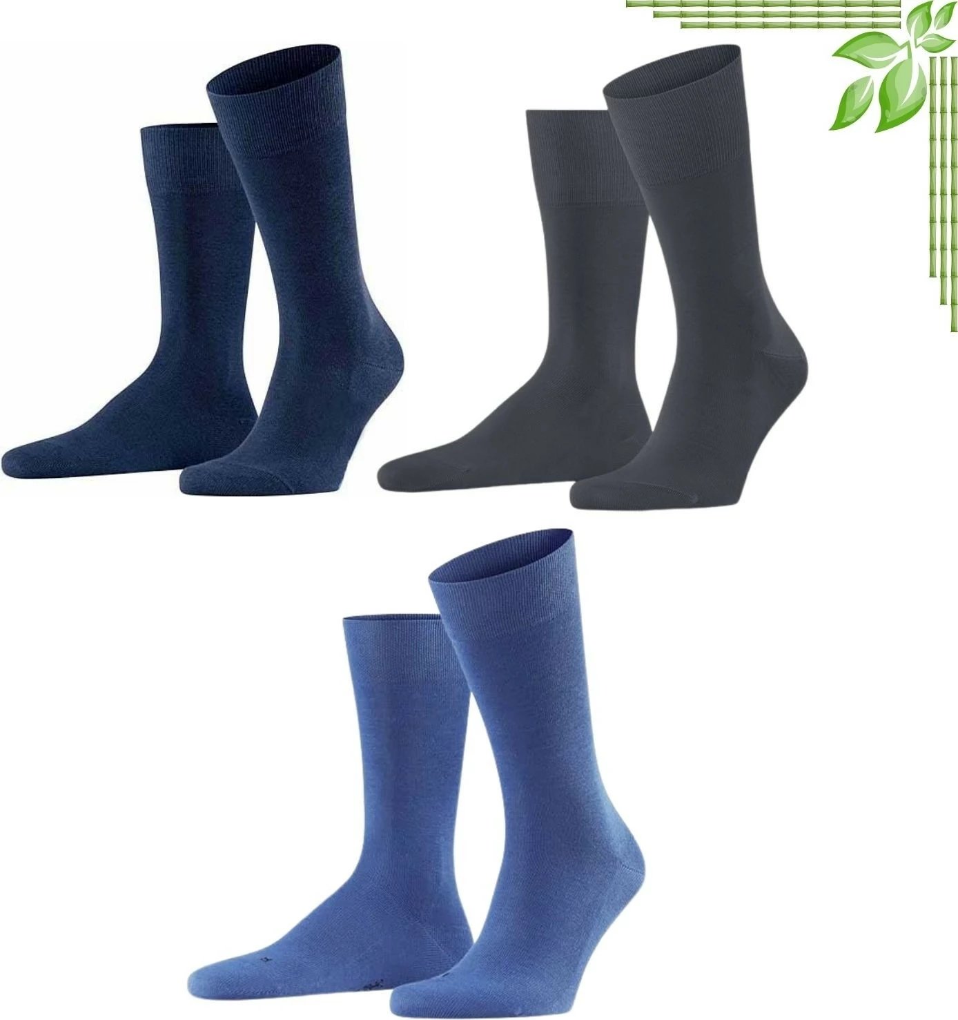 Çorape për meshkuj Kral Socks, set 3 copë, të ngjyrosura