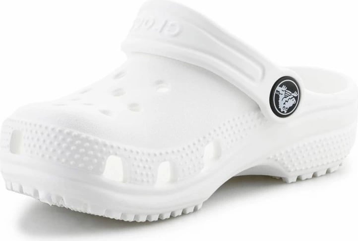 Papuqe Crocs për fëmijë, të bardha