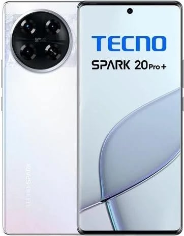 Celular TECNO SPARK 20 Pro+, 8/256GB, Lunar Frost