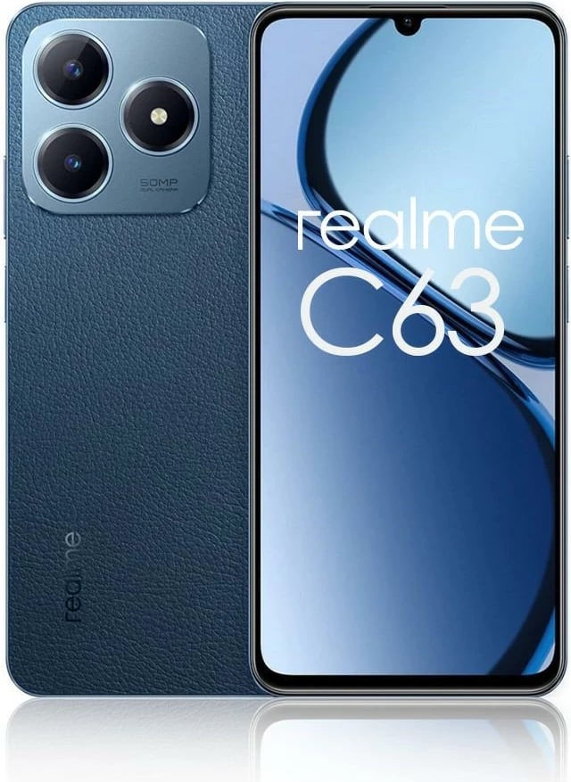 Celular Realme C63 8+256GB 6.7" Leather Blue