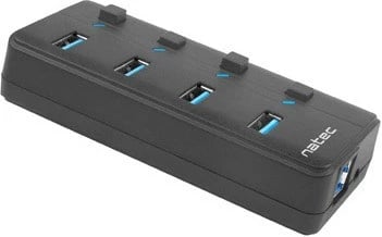 Hub Natec USB 3.0, 4 porte, i zi