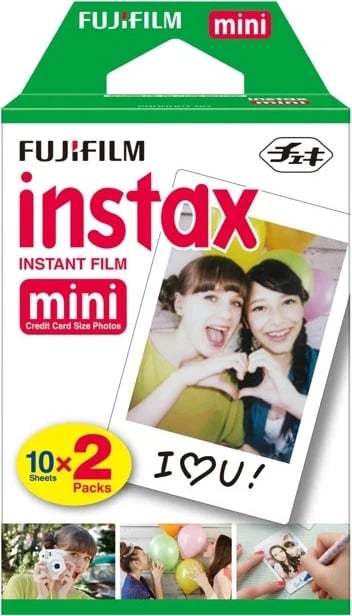 Letër fotografike Fujifilm Instax Mini Glossy, 2 paketa (20 foto)