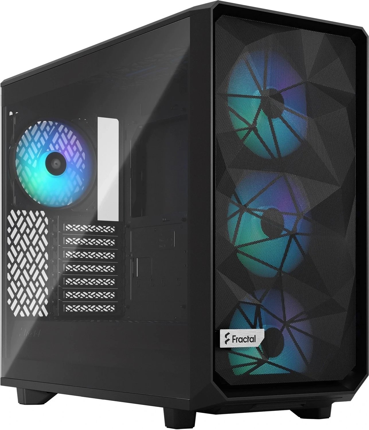 Kasë Fractal Design Meshify 2 Lite RGB, Midi Tower, e zezë