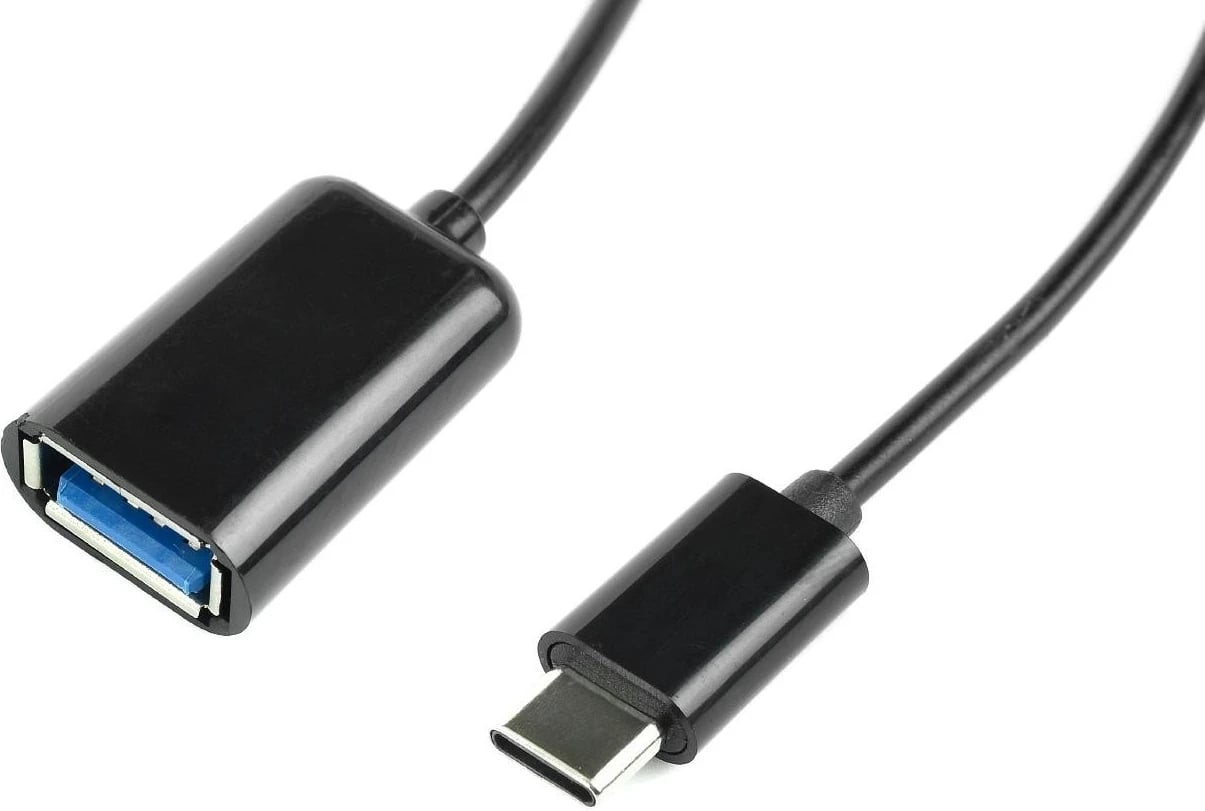 Adapter Accura USB-C në USB-A 2.0, i zi