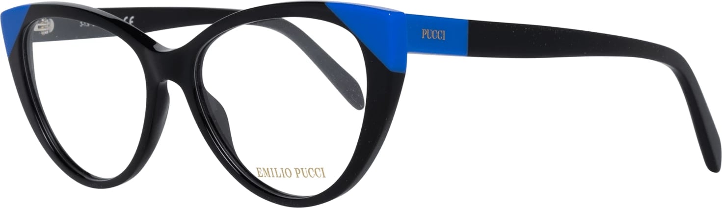 Kornizë optike për femra Emilio Pucci, e zezë