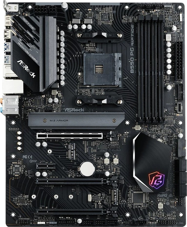 Pllakë amë Asrock B550 PG Riptide, Socket AM4, ATX