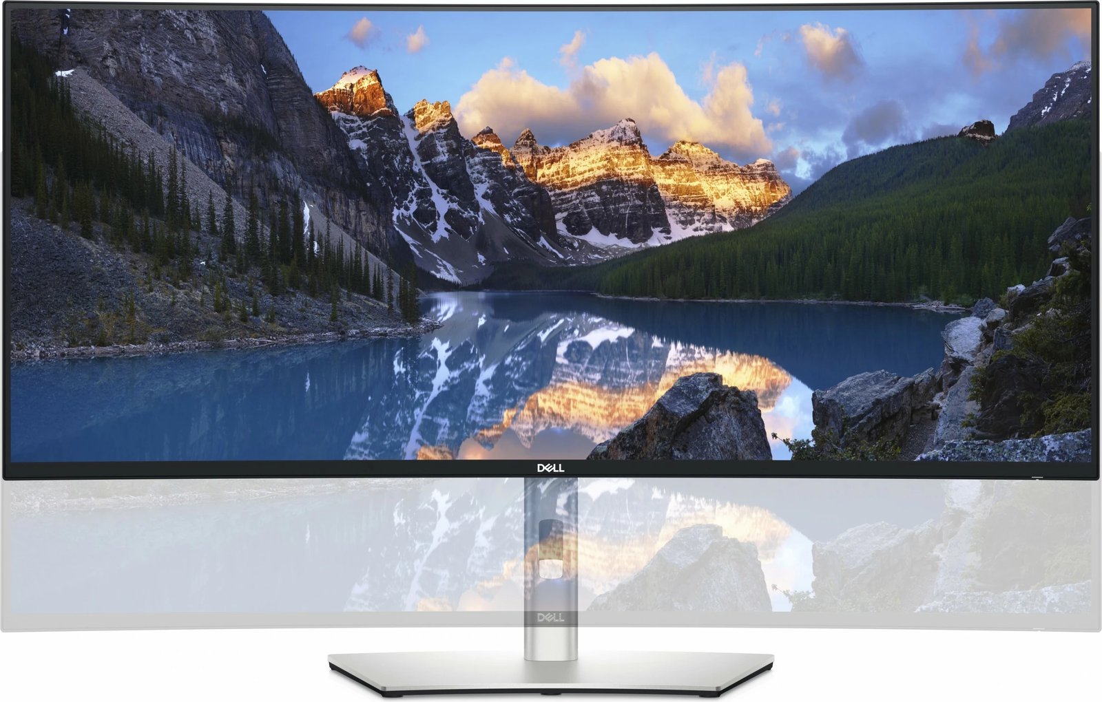 Monitor DELL UltraSharp U3824DW, 37.5", 3840 x 1600, Wide Quad HD+, LCD, i zi, argjendtë