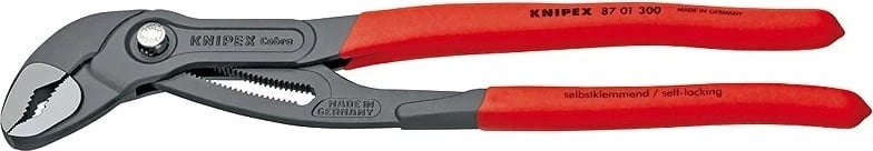 Knipex Cobra 87 01 300, Pinca për pompë uji, e kuqe