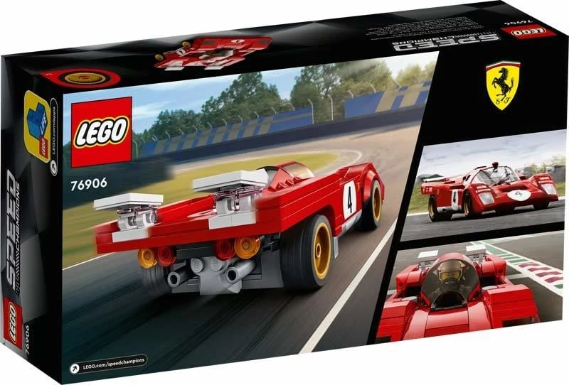 Set ndërtimi LEGO Speed Champions 76906 1970 Ferrari 512 M, e kuqe
