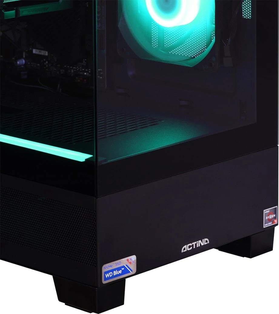 Kompjuter Actina, AMD Ryzen 5, 32GB RAM, 1TB SSD, NVIDIA GeForce RTX 4070 Ti Super,  i zi 