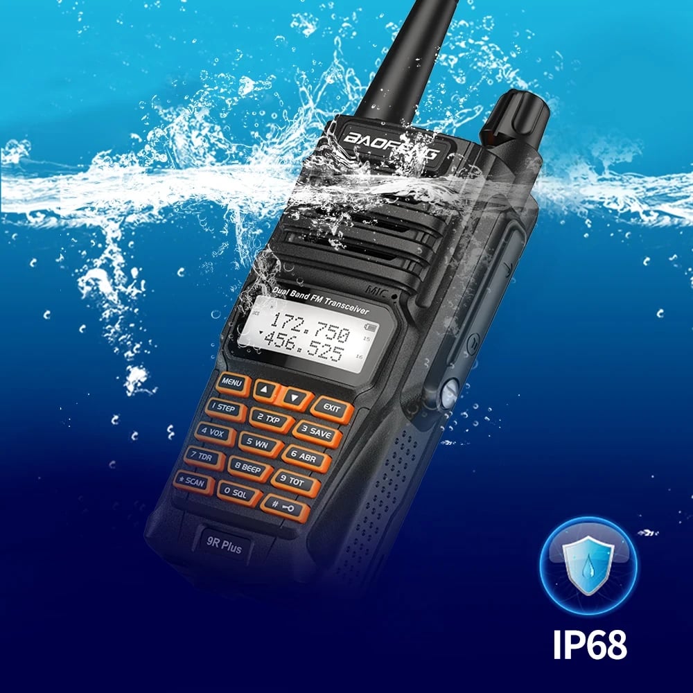 Radiomarrës Professional BAOFENG UV-9R plus