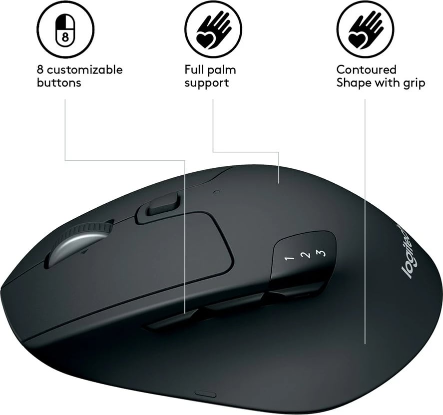 Maus Logitech M720 Triathlon, i zi